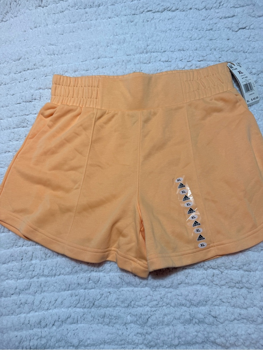 Adidas Peach Multi Sport Athletic Shorts with High Waist